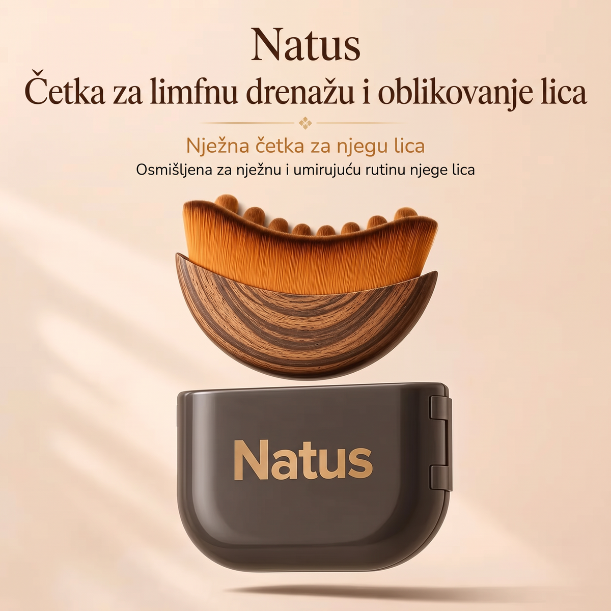 Natus četka za limfnu drenažu lica